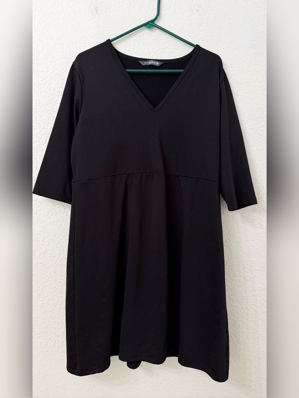 Nuu Muu GoBe Black V-Neck A-Line Dress - 2XL